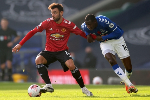 B. Fernandeso vedama „Man Utd“ ekipa palaužė „Everton“