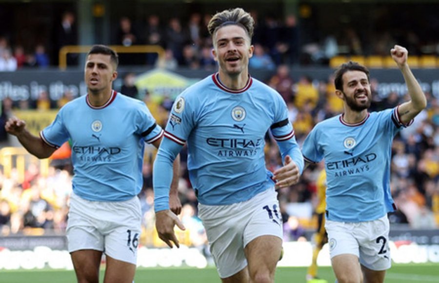 „Manchester City“ nesunkiai išvykoje nukovė „Wolves“ futbolininkus