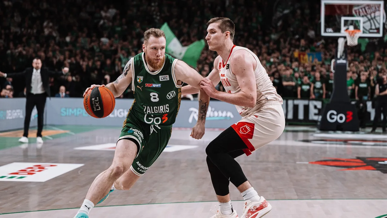„Žalgiris“ įveikė „Rytą“ ir pakilo į pirmą „Betsafe-LKL“ vietą