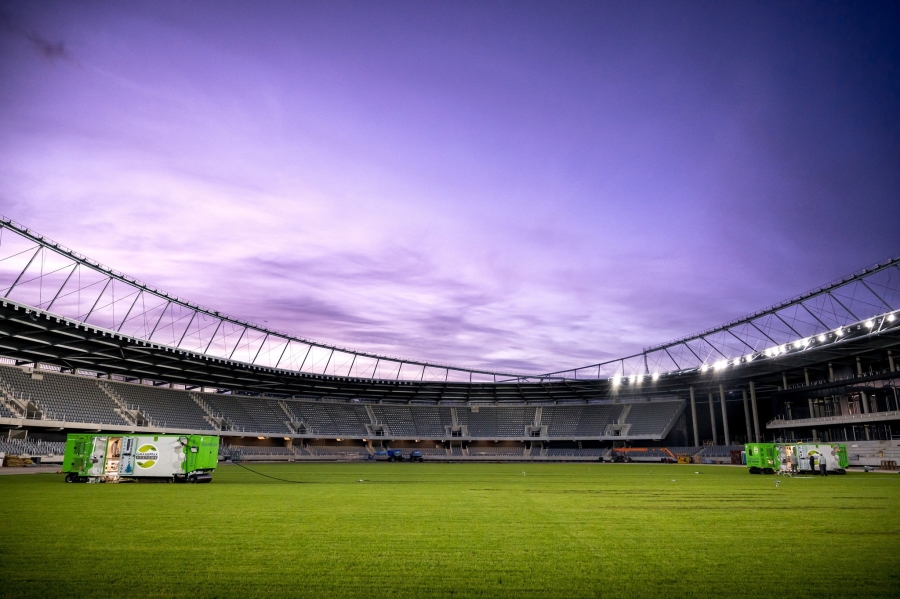 Dariaus ir Girėno stadione – baigiamieji darbai