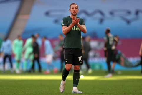 Įtampa auga: H. Kane'as vėl nepasirodė „Tottenham“ treniruotėje