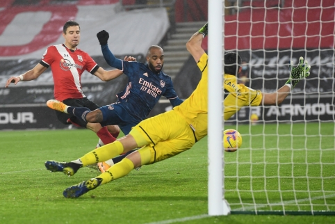 „Arsenal“ įveikė „Southampton“, „Man City“ pervažiavo WBA