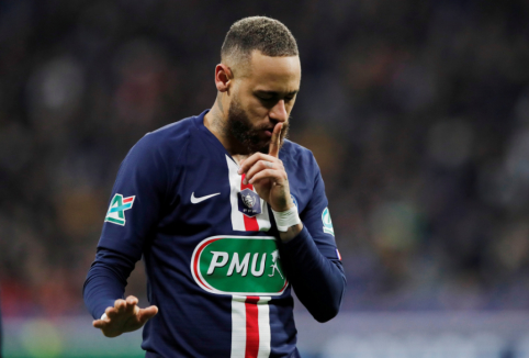 Neymaras: esu geriausios formos nuo atvykimo į PSG laikų