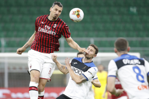 „AC Milan“ ir „Atalanta“ pasidalino po tašką