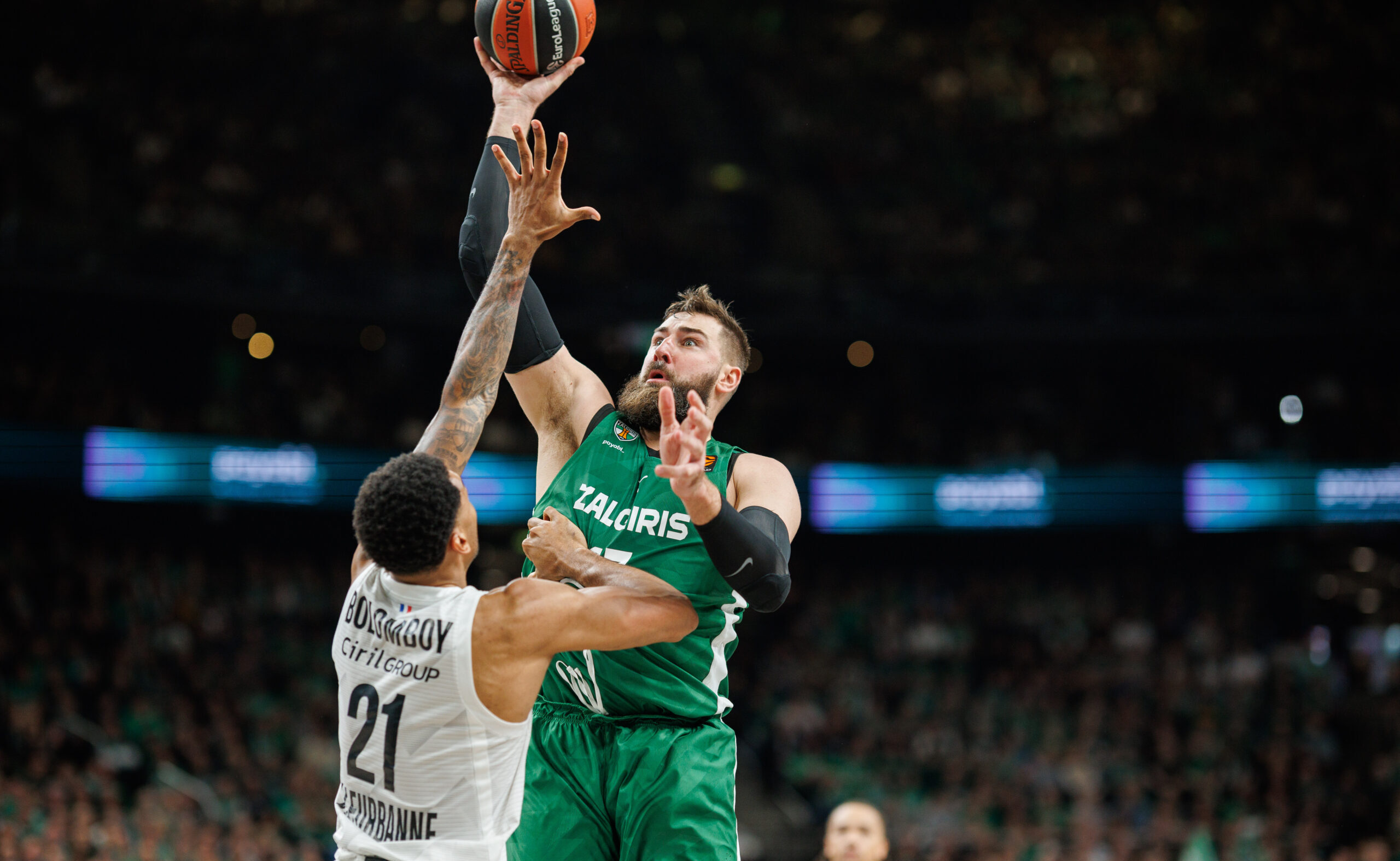 Kauno „Žalgiris“ užtikrintai pirmauja mače prieš ASVEL