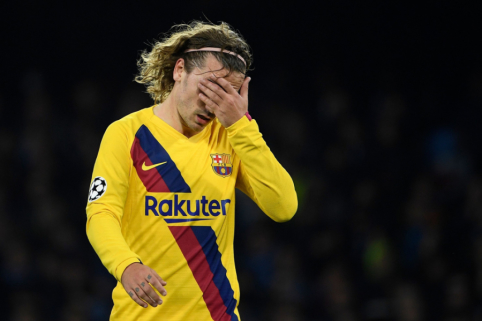 A. Griezmanną paskutinėmis minutėmis išleidęs Q. Setienas: „Neturiu, kur jo dėti“
