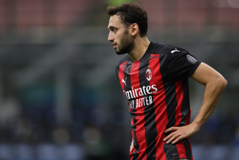 H. Calhanoglu paliks „Milan“ ekipą