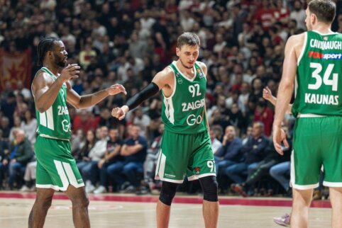 Lemiamu metu klydęs „Žalgiris“ pralaimėjo Belgrade