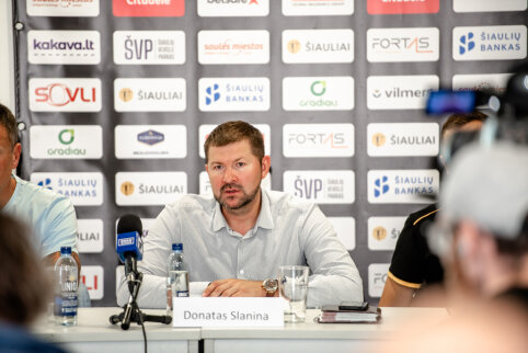 „Šiaulių“ direktoriaus pareigose D. Slaniną keičia A. Nacickas