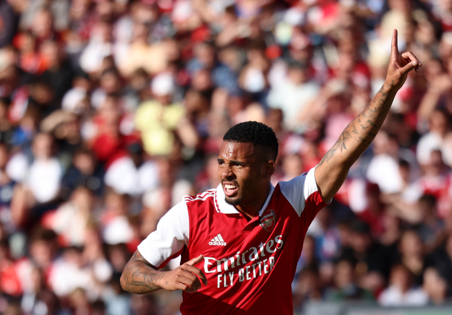 G. Jesusas žaibiškai pelnė savo pirmąjį įvartį „Arsenal“ klubui