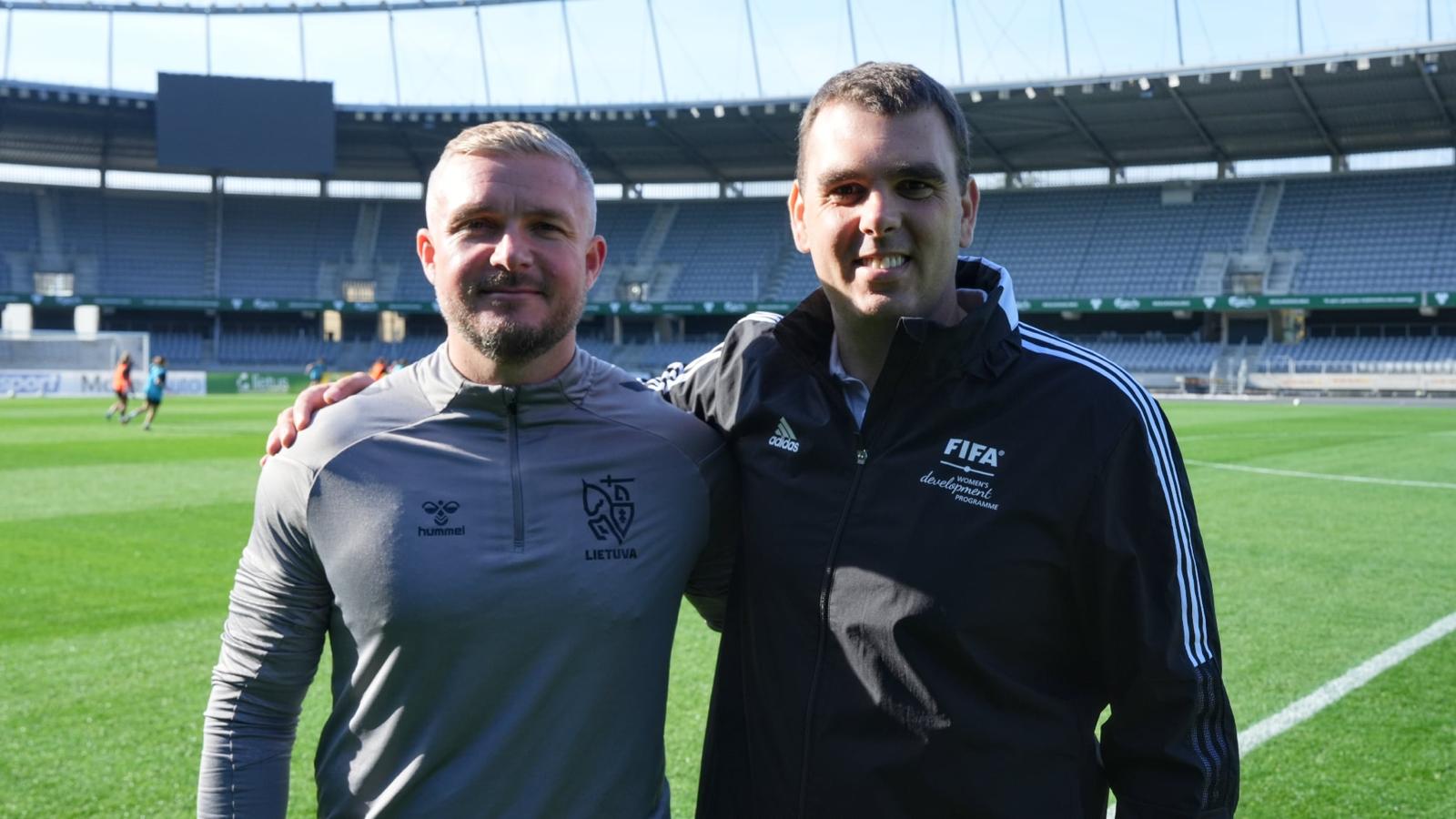 Lietuvos moterų futbolo rinktinė tobulina fizinį pasirengimą pagal FIFA programą