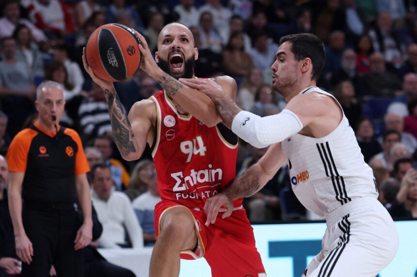 „Real“ pergalingą seriją nutraukusi „Olympiacos“ pratęsė dominavimą Eurolygoje