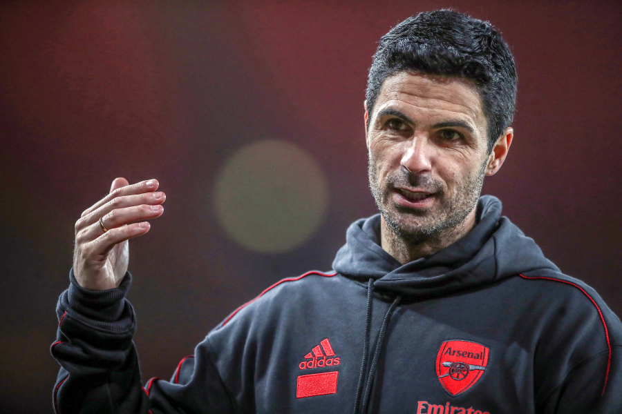 M. Arteta – geriausias „Premier“ lygos mėnesio treneris