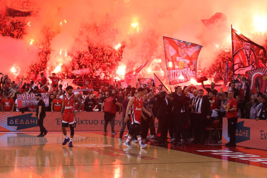 Dėl užpiltos „Olympiacos“ arenos gali būti nukeltos rungtynės
