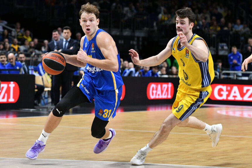 Asmeninius rekordus gerinęs Jokubaitis vedė „Maccabi“ į užtikrintą pergalę Berlyne