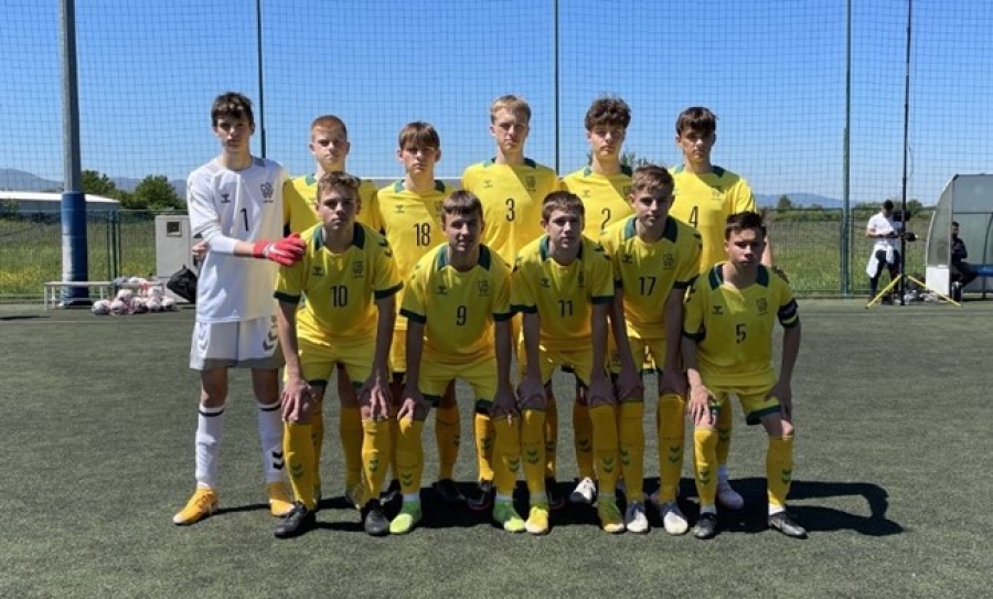Draugiškose rungtynėse U–16 rinktinė praleido 11 įvarčių