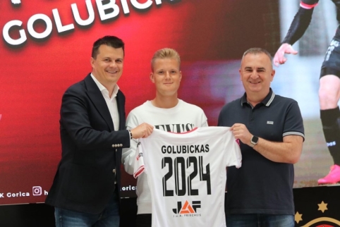 Oficialu: P. Golubickas pasirašė ilgalaikį kontraktą su „HNK Gorica“