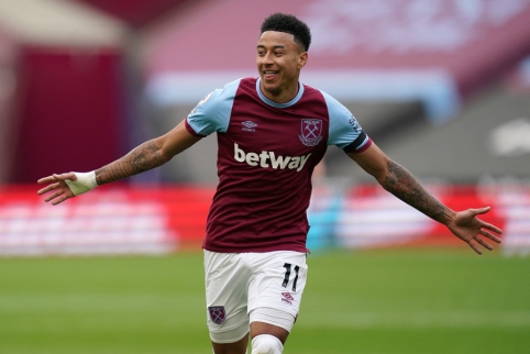 J. Lingardas – geriausias balandžio mėnesio „Premier“ lygos futbolininkas