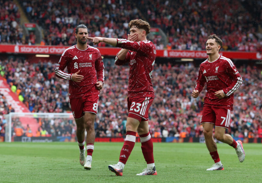 „Liverpool“ vėl išsigelbėjo: Munozas įspūdingu smūgiu išplėšė lygiąsias