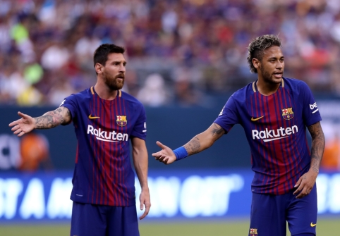 Neymaras prakalbo apie norą vėl suvienyti jėgas su L. Messi
