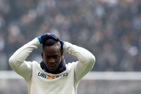 „Brescia“ atleido treniruotėse taip ir nepasirodžiusį M. Balotelli