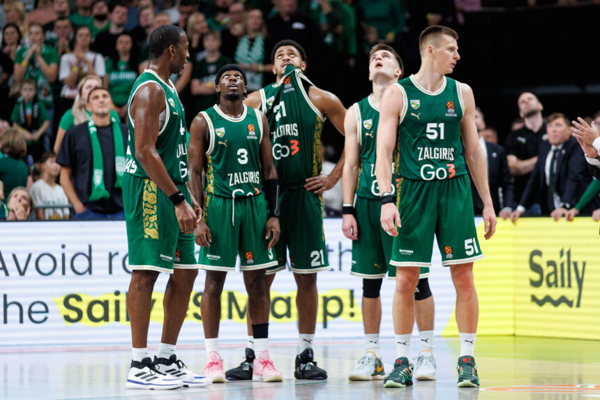 Pralaimėjimų seriją fiksuojantis „Žalgiris“ tolsta nuo įkrintamųjų