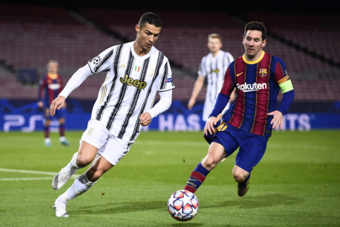 C. Ronaldo pagarbiai atsiliepė apie L. Messi