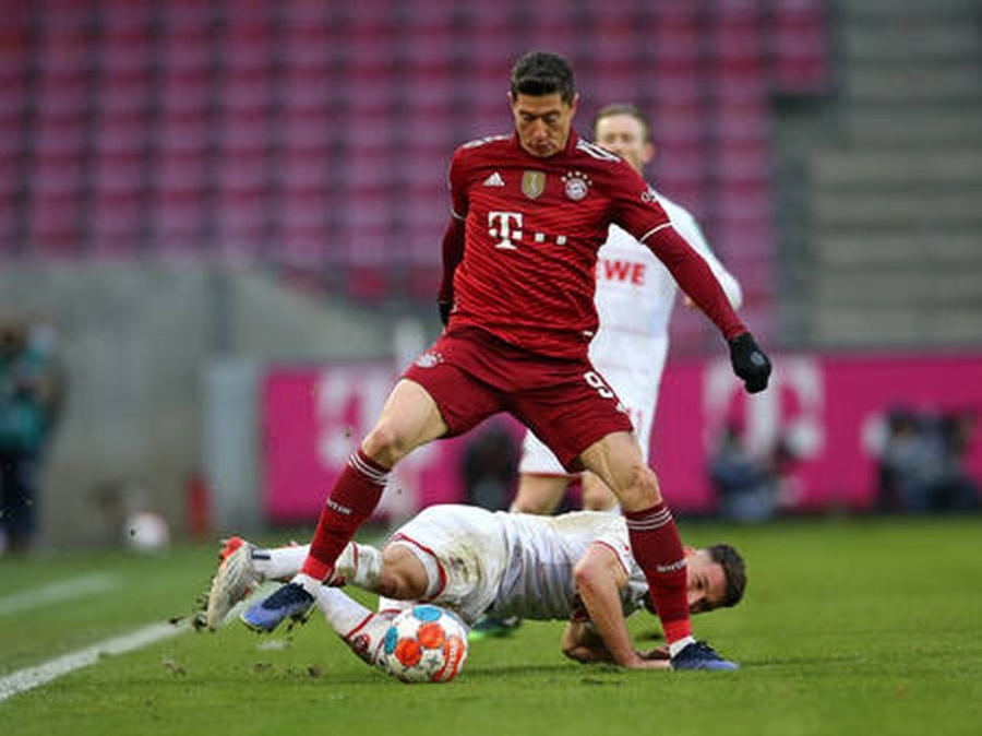 Bundeslyga: „Union“ išoko į ketvertuką, R. Lewandowski pasityčiojo iš „Koln“ ekipos