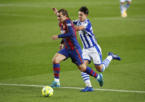 „Barcelona“ minimaliu skirtumu palaužė „Real Sociedad“ 