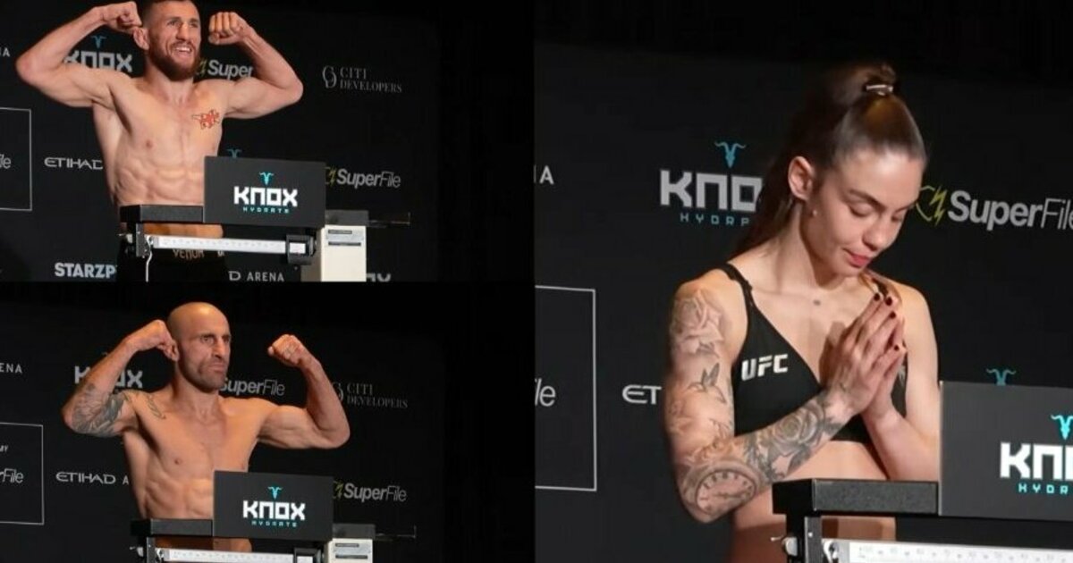 UFC 333 svėrimų metu užfiksuotas svorio viršijimas