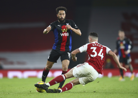 „Crystal Palace“ nutraukė „Arsenal“ pergalių seriją